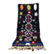 Vintage Moroccan Berber Boucherouite rug 205 x 87 cm (Perfect condition)