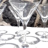 Set of 6 martini glasses