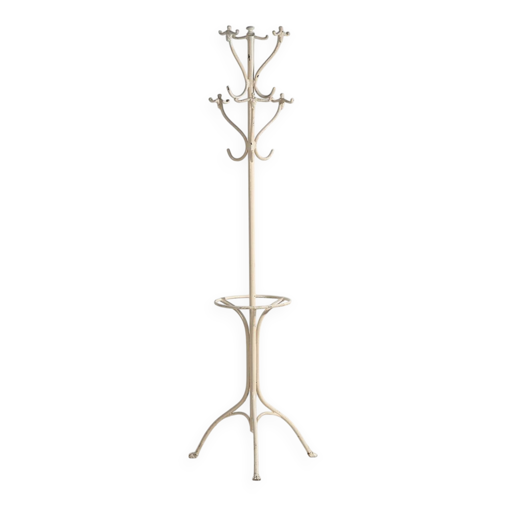 Antique tin coat rack (c.1920)