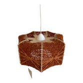 Stretched wool and wood suspension