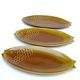 6 vintage fish-shaped plates