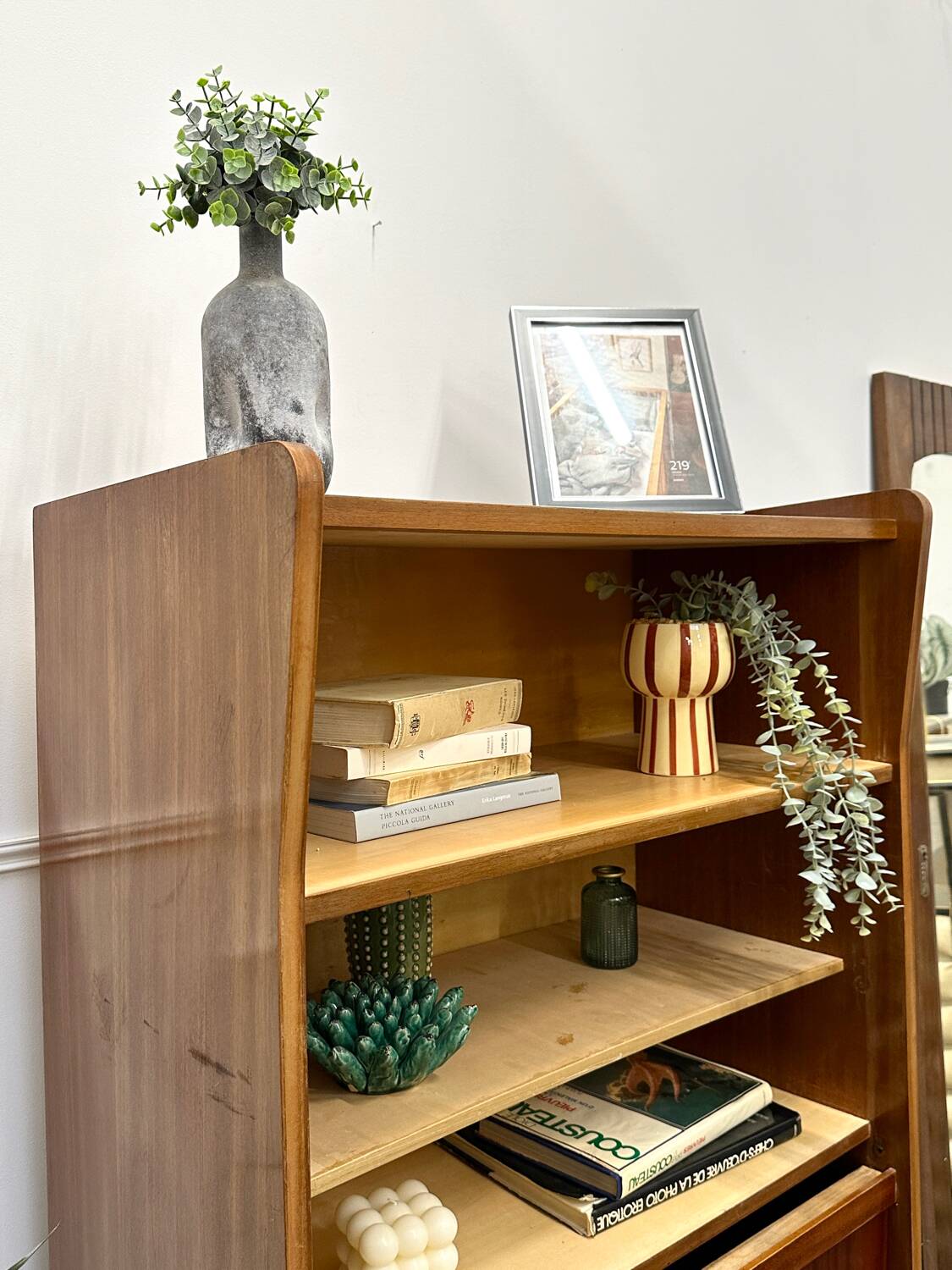 Scandinavian style vintage bookcase
