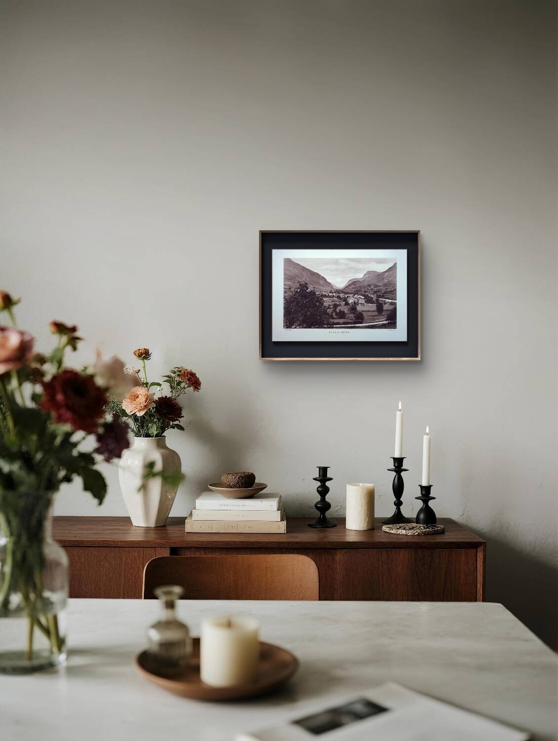 The Ossau Valley, Pyrénées-Atlantiques, photographic plate printed in 1937