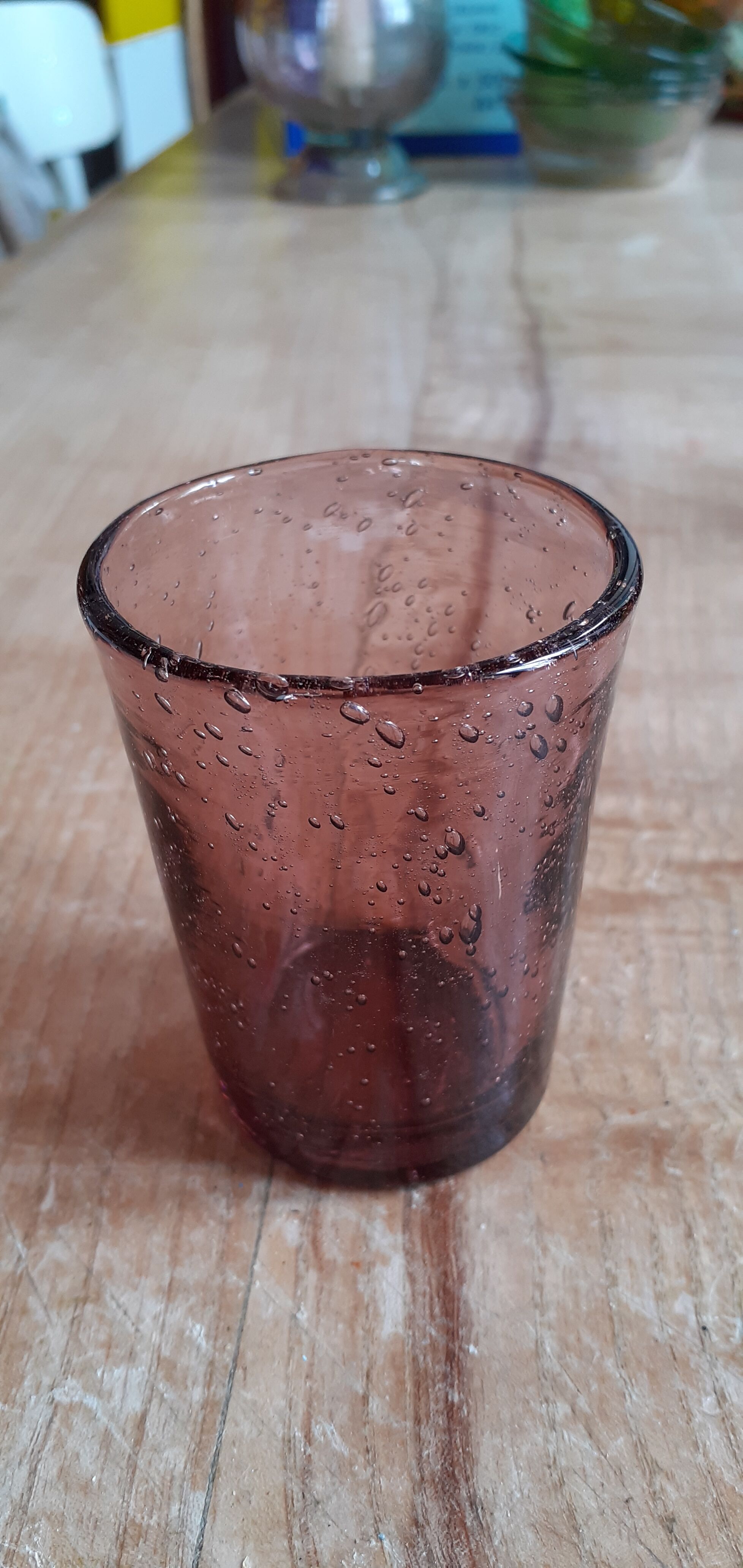 Biot glassware Ice bucket and cups 60s