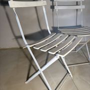 Bistro-style folding garden furniture set – table and 3 chairs