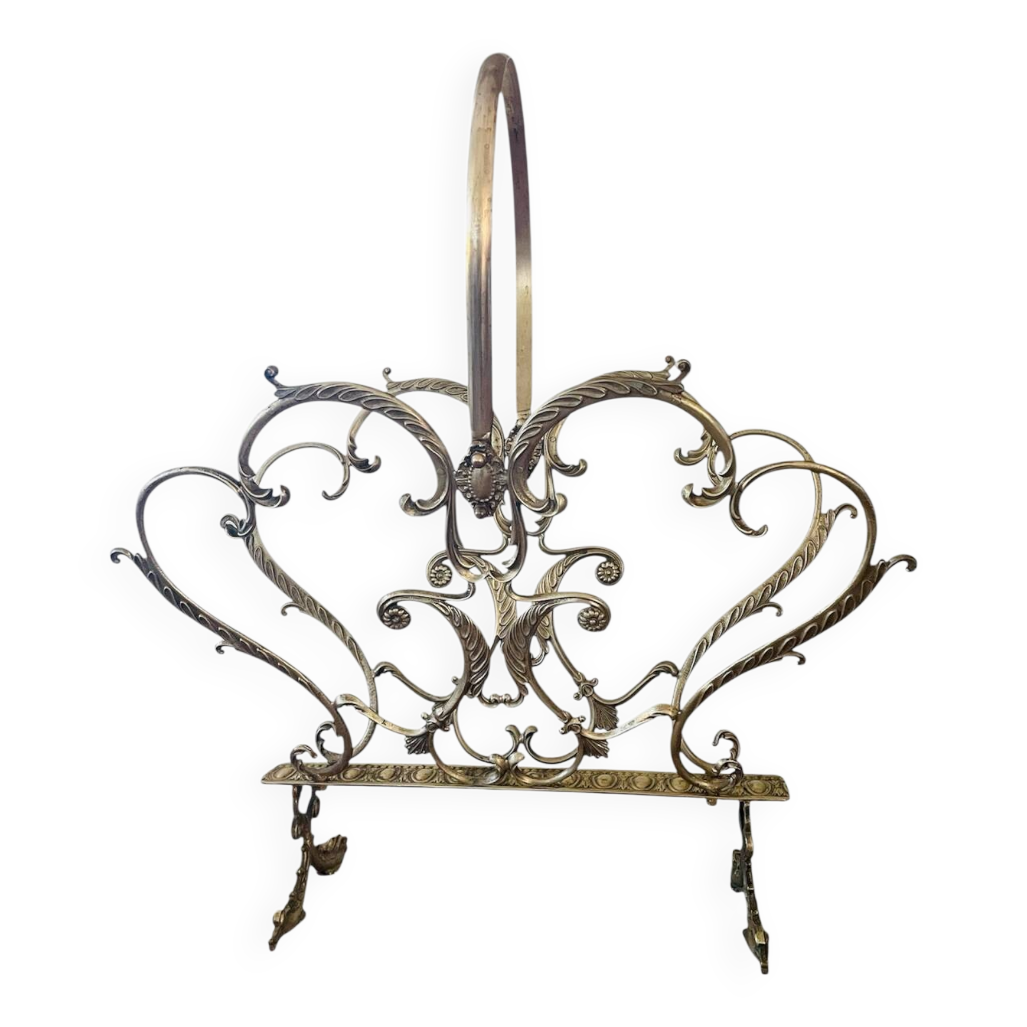 Porte-revue italien en bronze