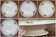 plate + 4 side plates Boch Freres La Louviere Decor
