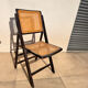 Chaise pliante  Cesca en bois et cannage
