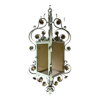 Wrought iron lantern