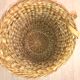 Woven wicker basket