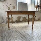 Walnut farmhouse table + extensions
