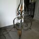 Antique wrought iron floor lamp