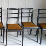 4 velvet seat chairs