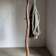 Sculptural coat rack - Oak wood coat rack