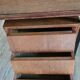 Old wood and metal desk 3 drawers 50s