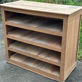 Commode en bois brut