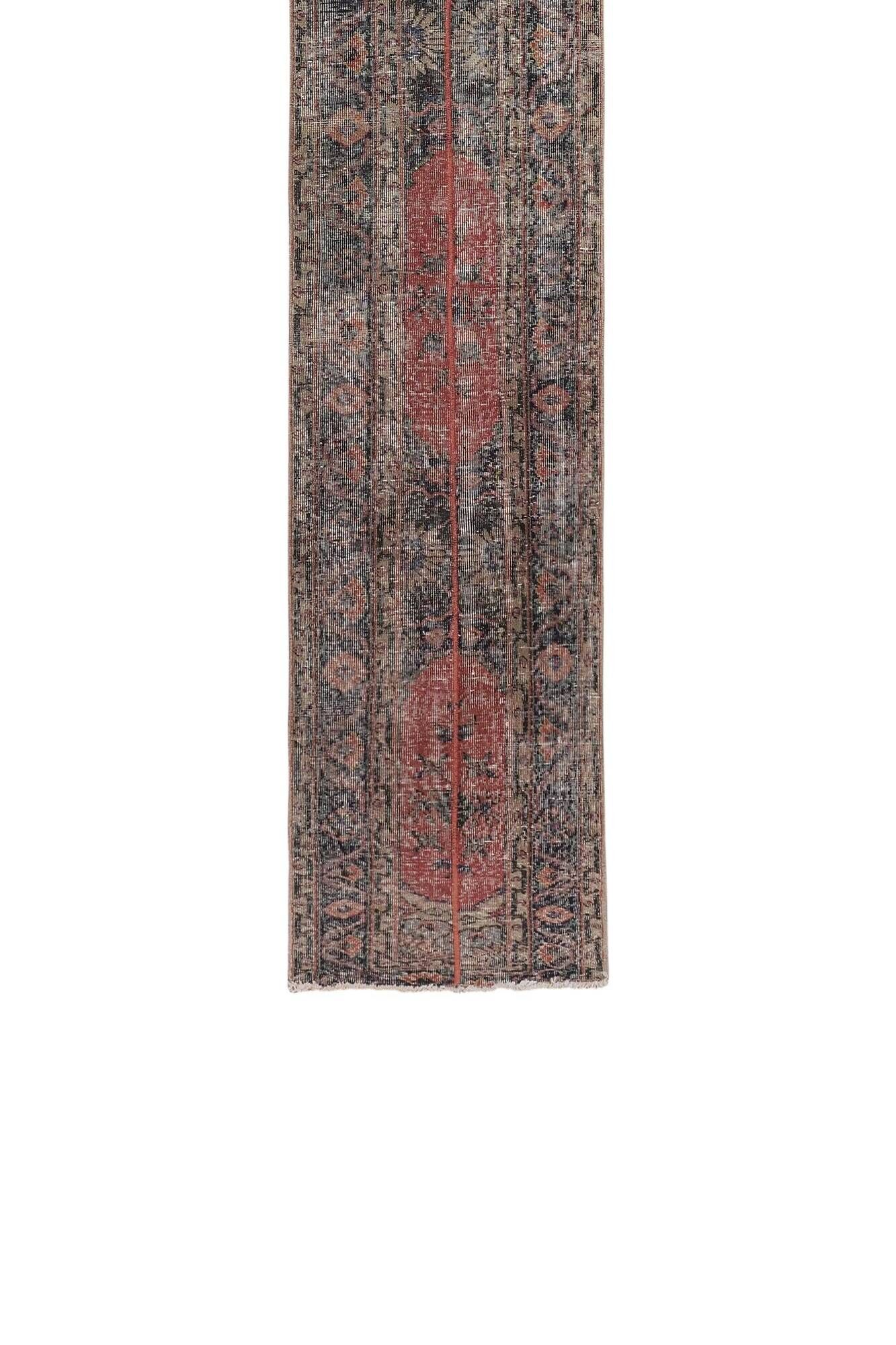 Vintage Turkish hallway rug 68x361 cm