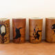 Set of 4 ceramic cups Poterie de la Colombe