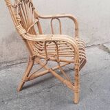 Fauteuil enfant en rotin