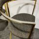 Vintage brass dining room set by Belgochrom, 1970s