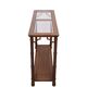 Console Table faux bamboo Chinese Chippendale 1970s