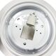 1980s Bahag round ceiling light made of glass and metal