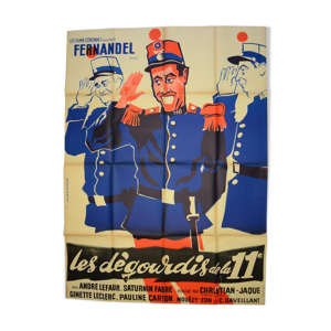 Affiche originale cinéma Les Dégourdis