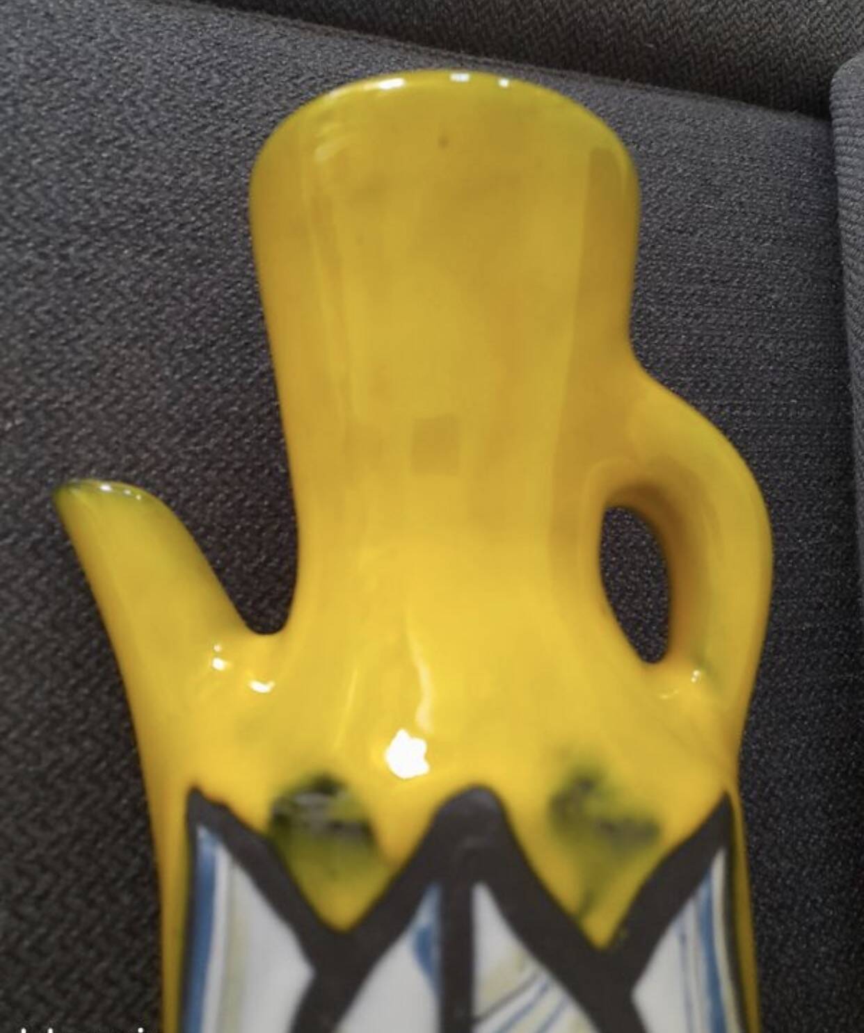 Vase capron vallauris pichet cognac