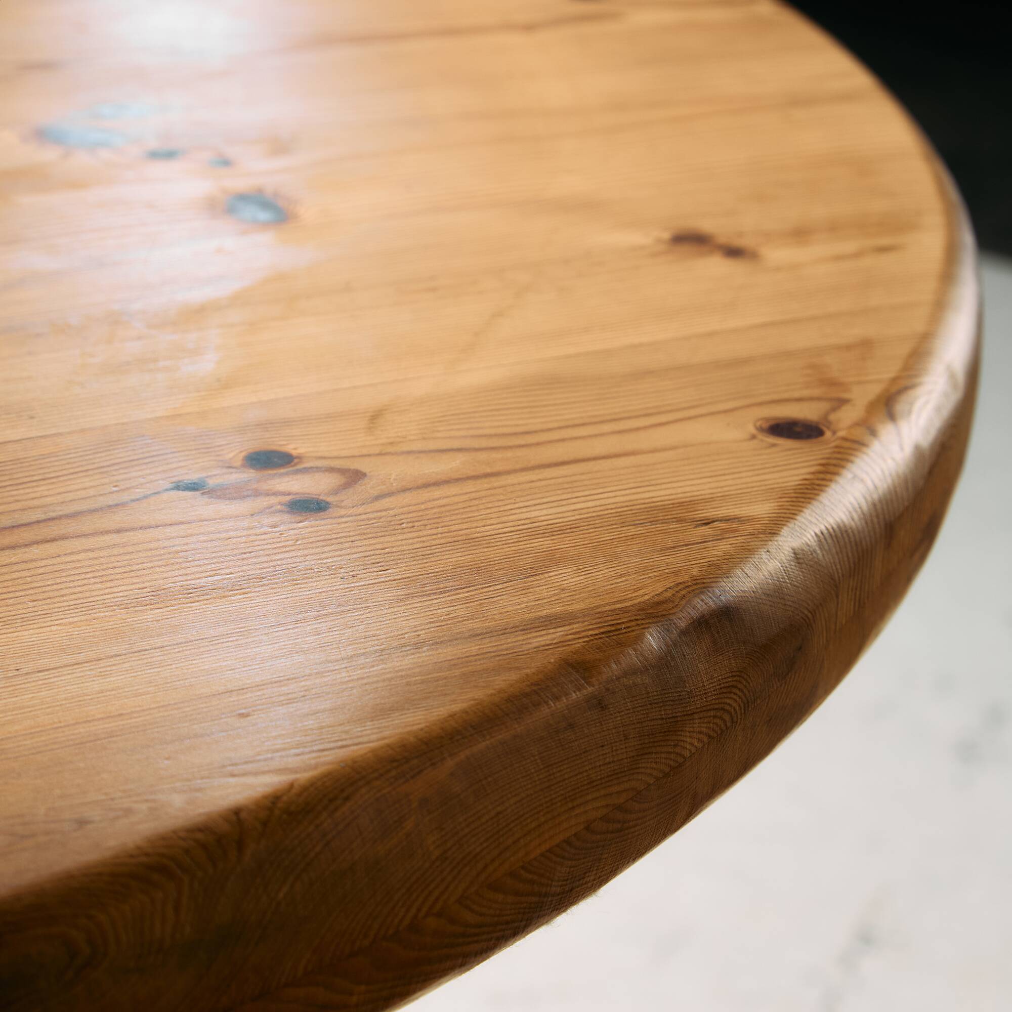 Pine dining set by Rainer Daumiller for Hirtshals Savvaerk, Set of 7