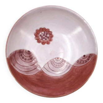 Ceramic landscape trinket tray by Jean and Robert Cloutier, 1970s