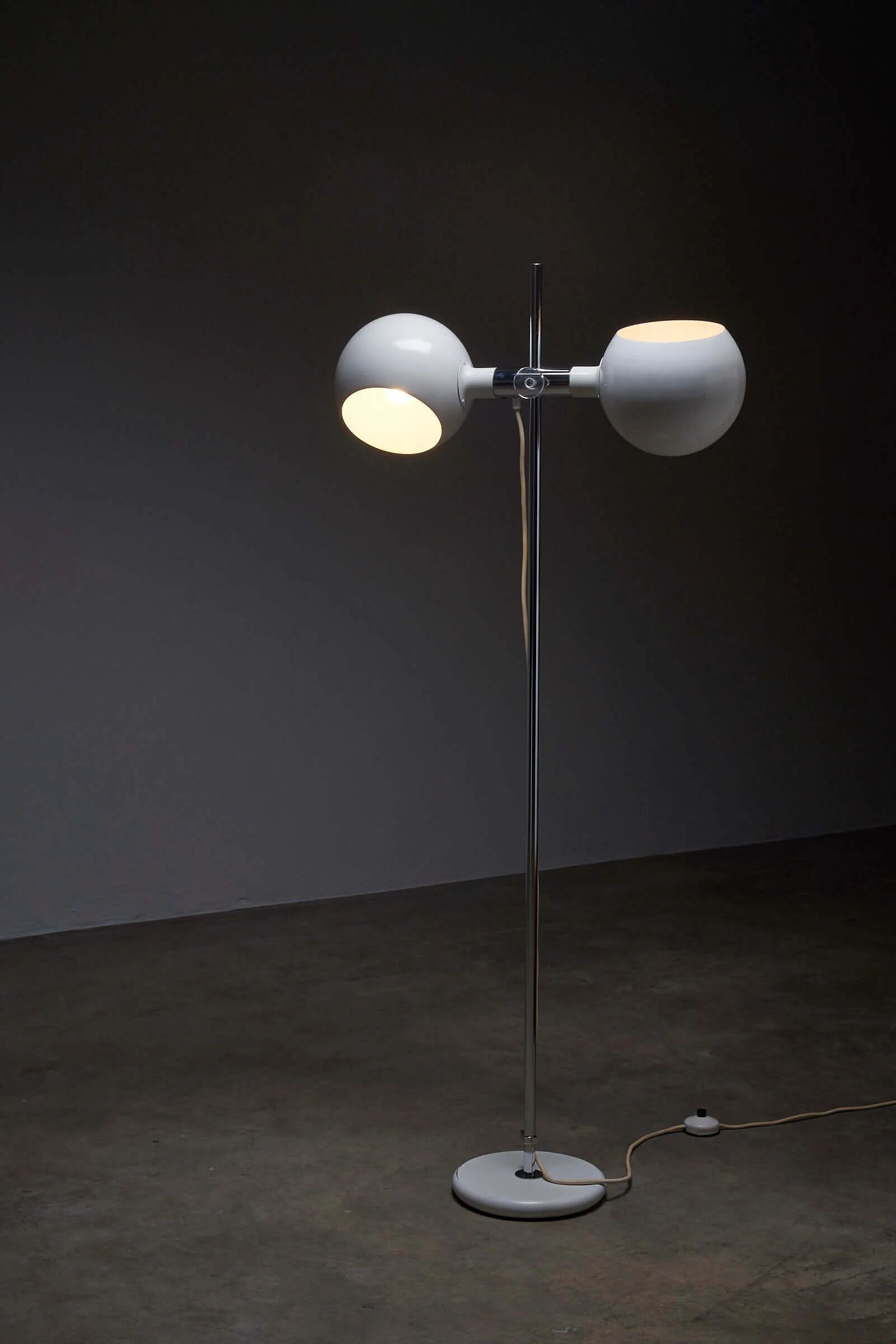 Double sphere floor lamp by Cosack