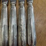 Set of 6 silver-plated knives