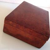 Brown / vintage leather box 40s-50s