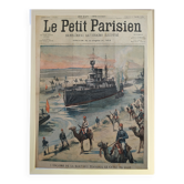 L'escadre de la Baltique traverse le Canal de Suez en 1904