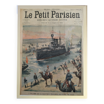 L'escadre de la Baltique traverse le Canal de Suez en 1904