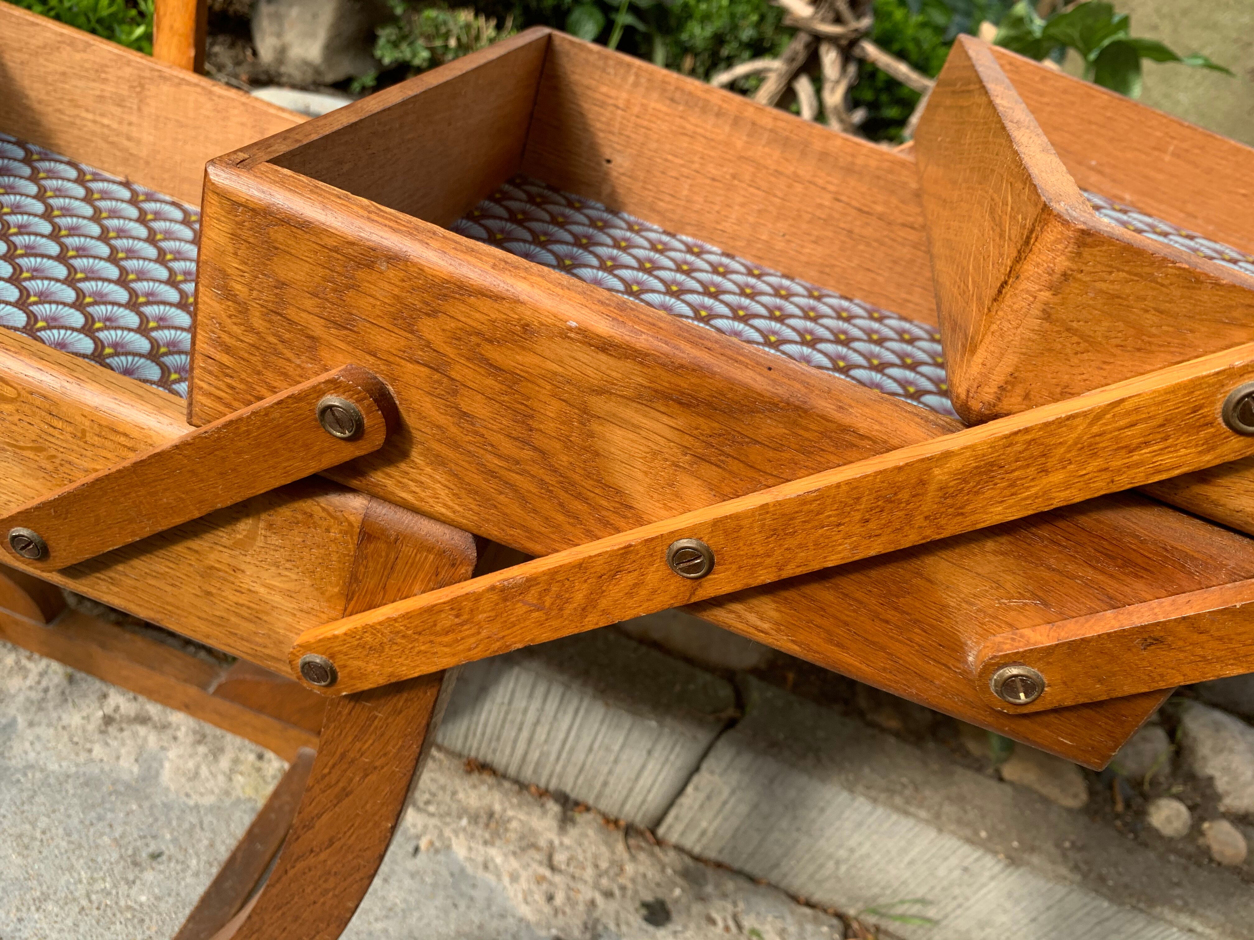 Art Deco sewing basket