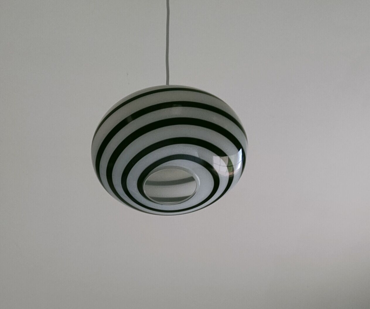 Zebra suspension eglo 1970