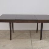 Fully renovated walnut folding dining table by Setona, 1950s