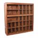 Old craft furniture - hotel with 27 burmese teak lockers