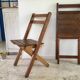 Folding chairs "by the wood fire"