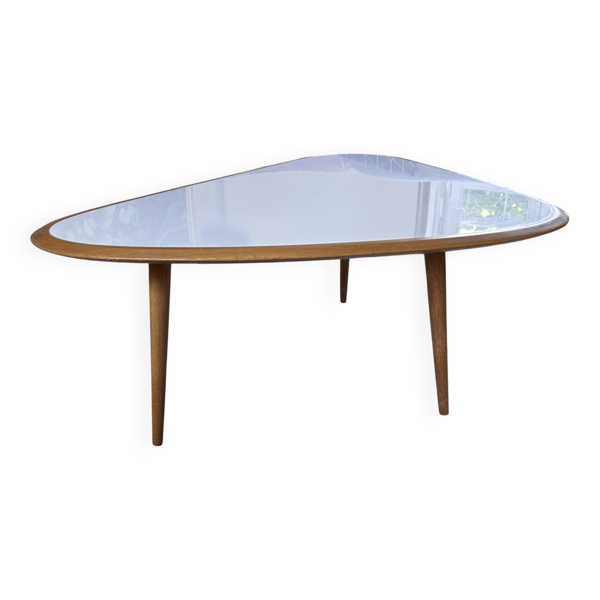 Table basse RED Edition Blanche Taille L - modèle 50's