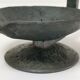 brutalist hand candle holder wrought iron 50s