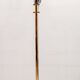 Relco Milano Modernist Italian Murano Glass and Brass Floor Lamp, 1980s