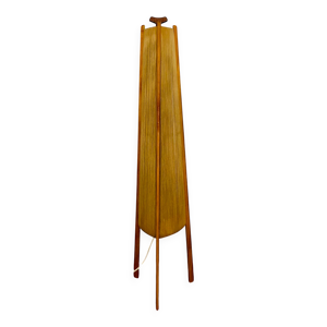 Lampe de sol en sisal - temde