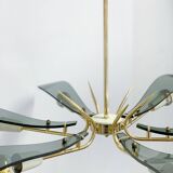 Large Dahlia-style chandelier