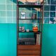 Bibliothèque vintage scandinave
