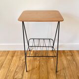 End of sofa metal and wood