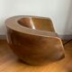 Retro fiberglass armchair