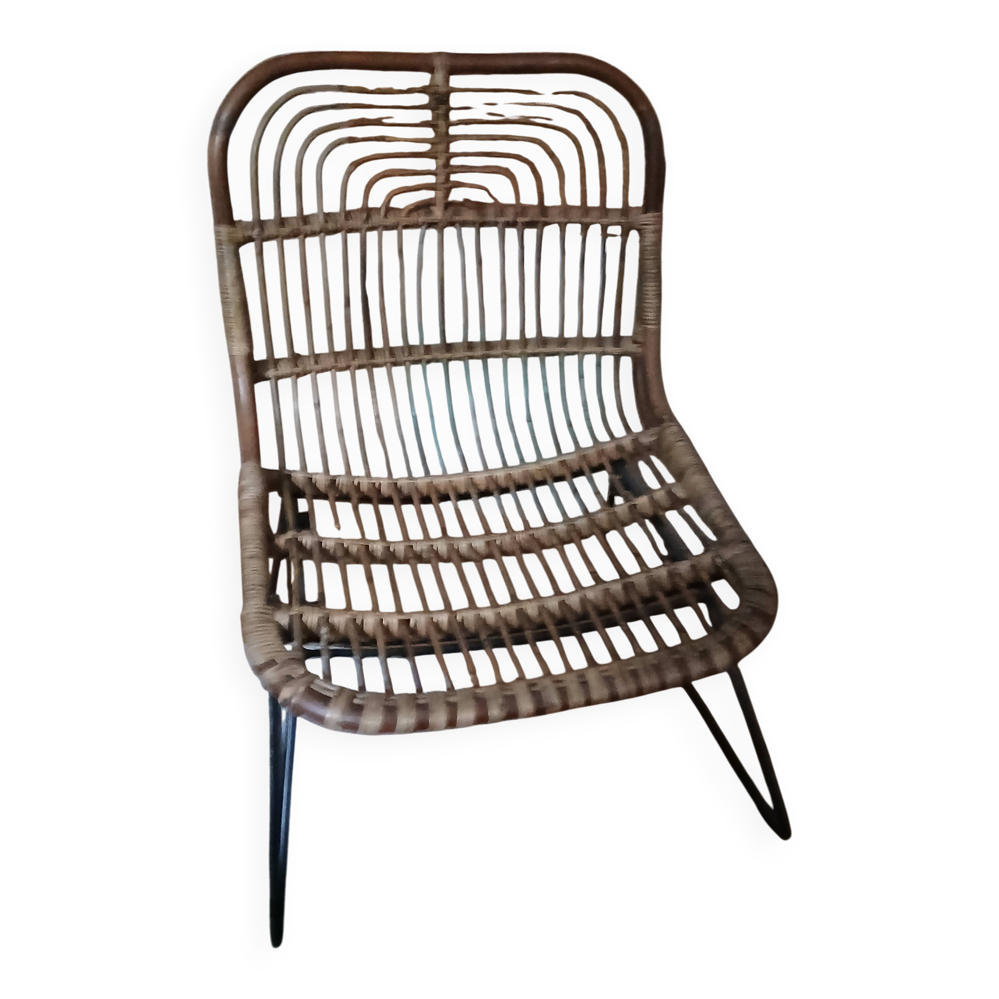 Rattan armchair
