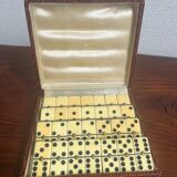 Bakelite domino game in its original box